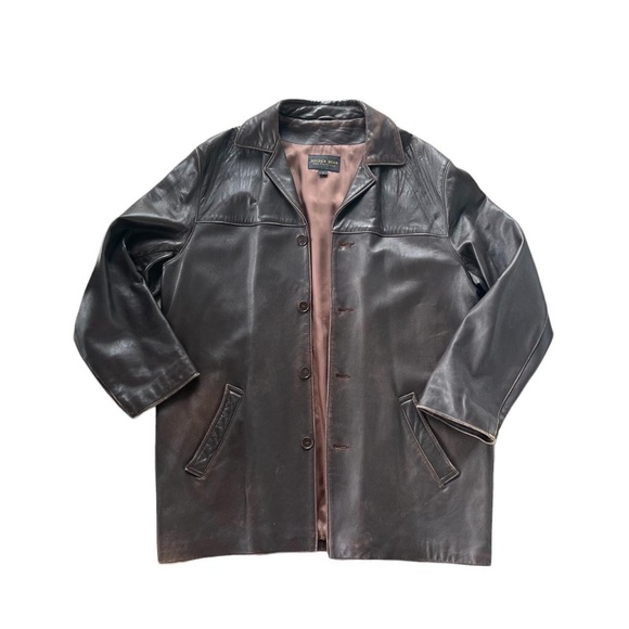 golden bear Other - GOLDEN BEAR CHOCOLATE LEATHER JACKET